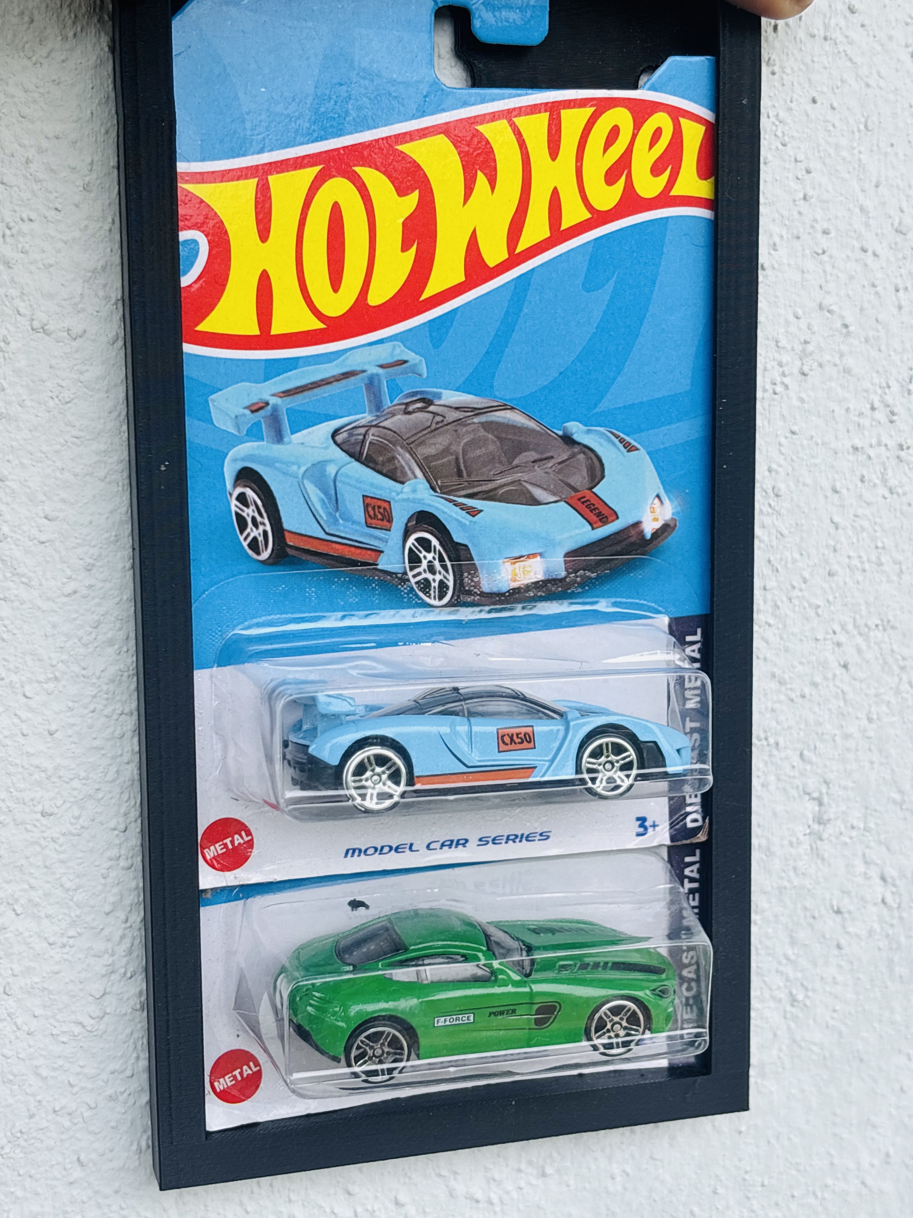 Hot Wheels Card Wall Hanger — 4-Card Holder photo 2