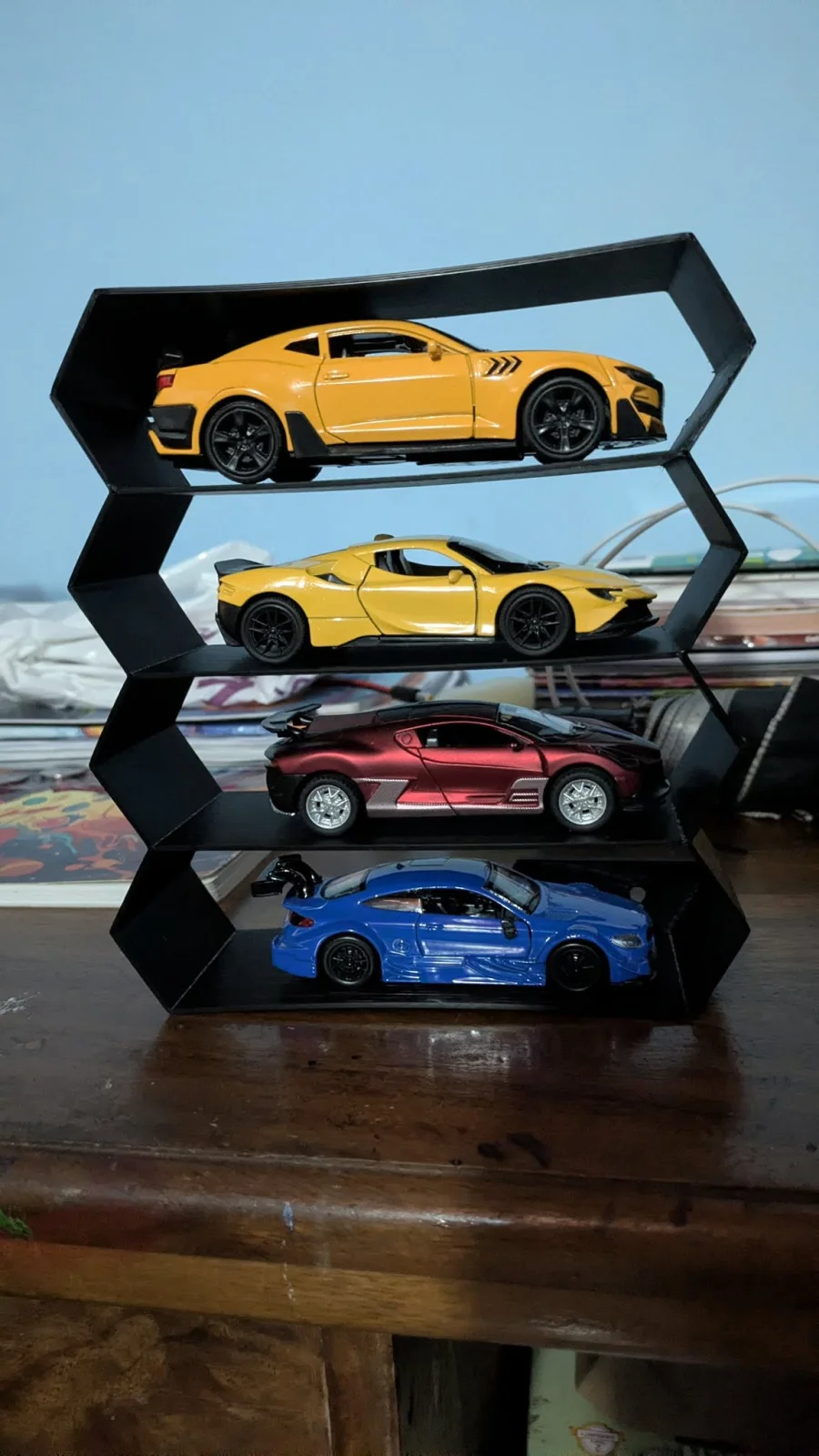 1:32 Model Car Display Rack — 4 Slots